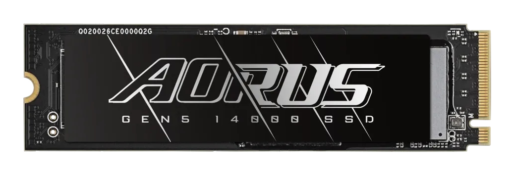 GIGABYTE AORUS Gen5 14000 1 TB M.2 PCI Express 5.0 NVMe 3D TLC NAND (AG514K1TB) thumbnail