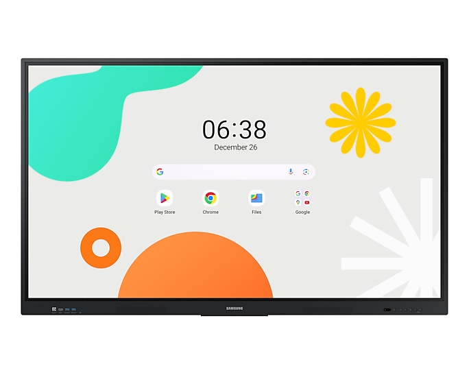 Samsung LH65WAFWLGCXEN interactief whiteboard 165,1 cm (65) 3840 x 2160 Pixels Touchscreen Zwart (LH65WAFWLGCXEN) thumbnail