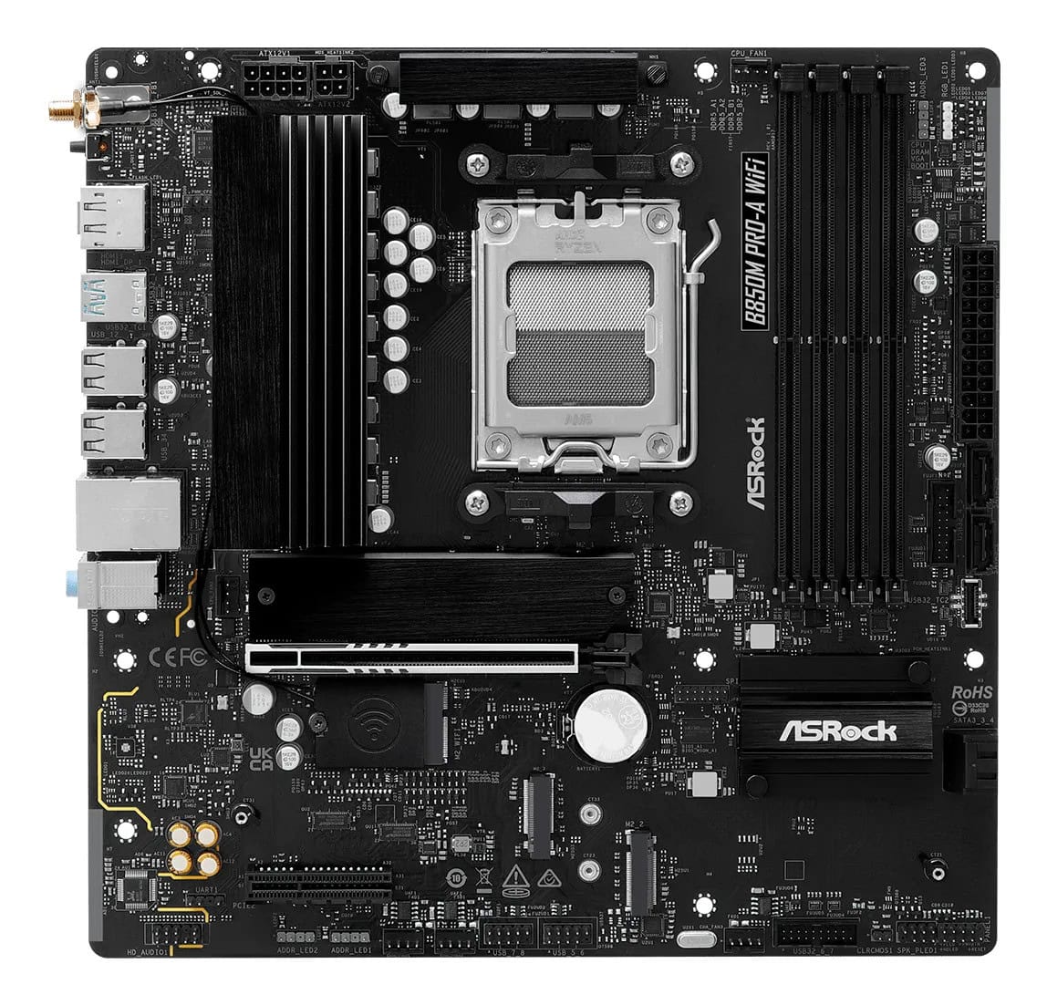 ASRock B850M Pro-A WiFi          AM5 m (90-MXBR9-A0UAYZ) thumbnail