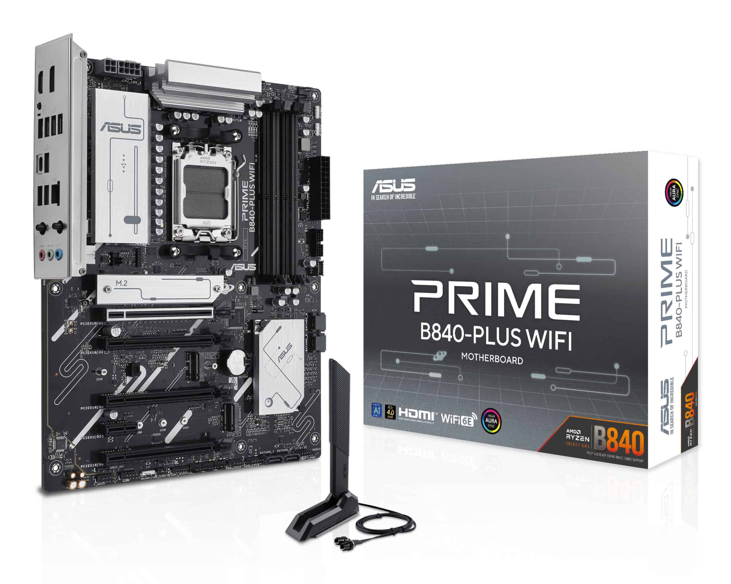 ASUS PRIME B840-PLUS WIFI AMD B840 Socket AM5 ATX (90MB1IZ0-M0EAY0) thumbnail