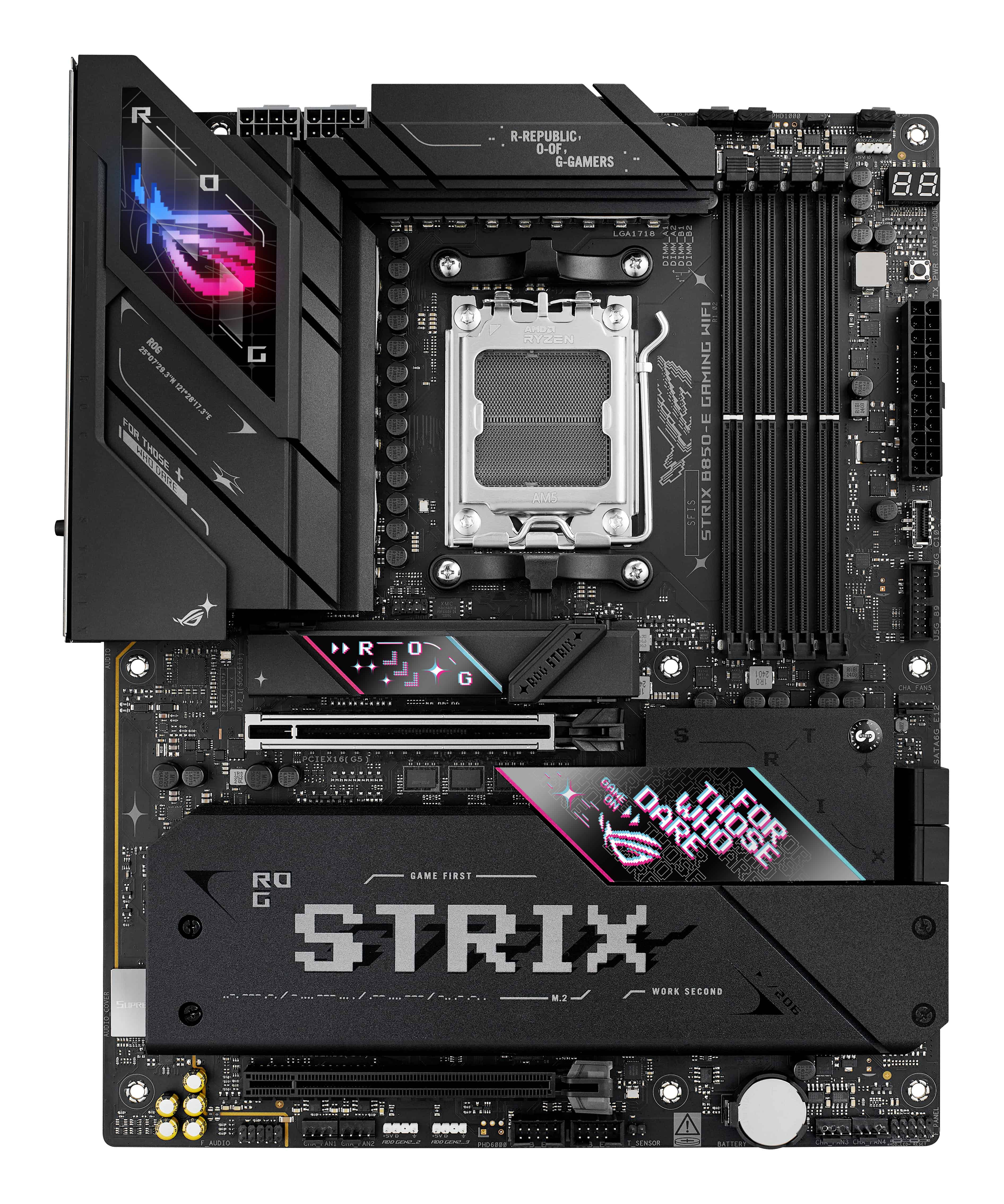 ASUS ROG STRIX B850-E GAMING WIFI AMD B850 Socket AM5 ATX (90MB1J60-M0EAY0) thumbnail
