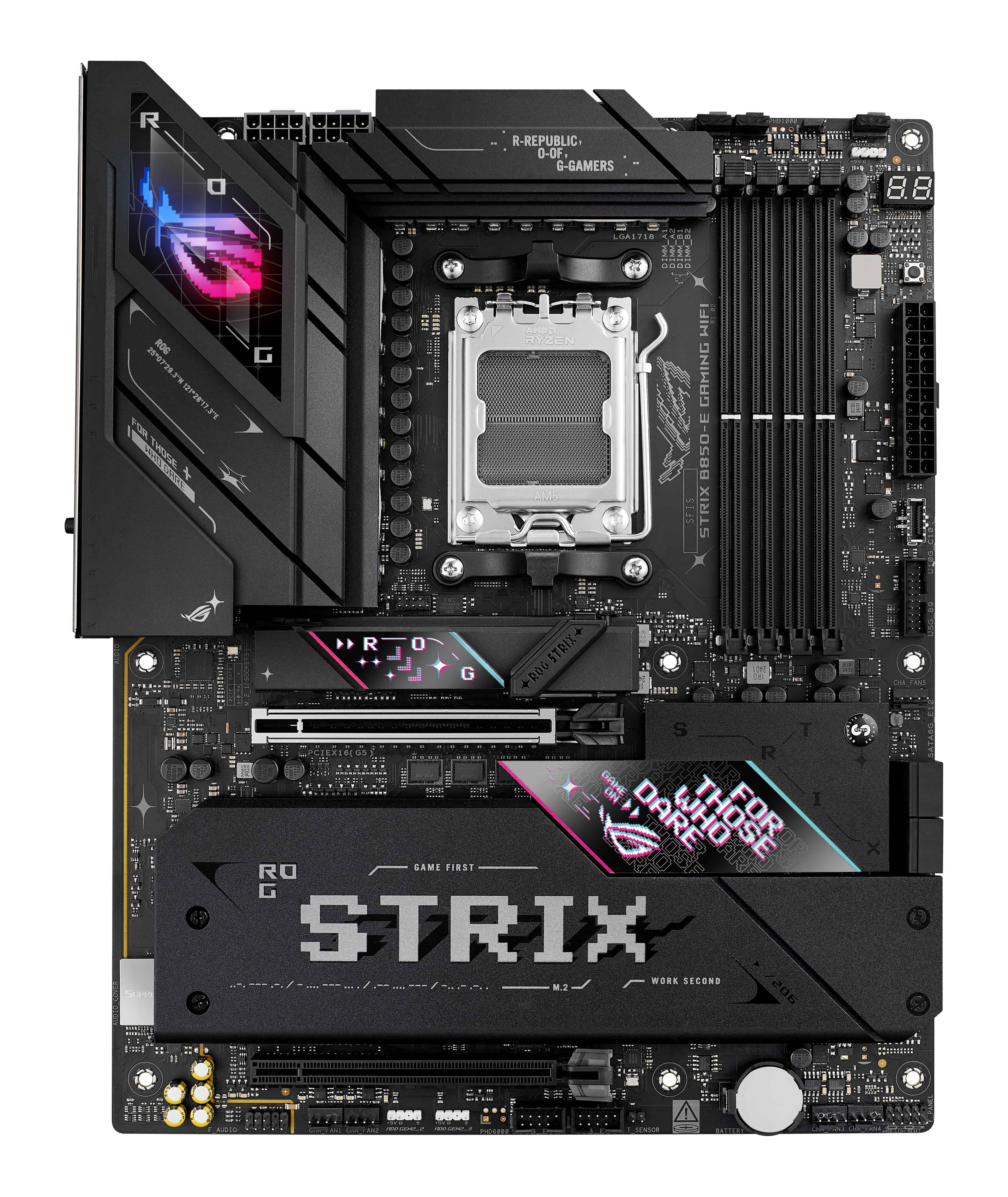 ASUS ROG STRIX B850-E GAMING WIFI AMD B850 Socket AM5 ATX (90MB1J60-M0EAY0) thumbnail