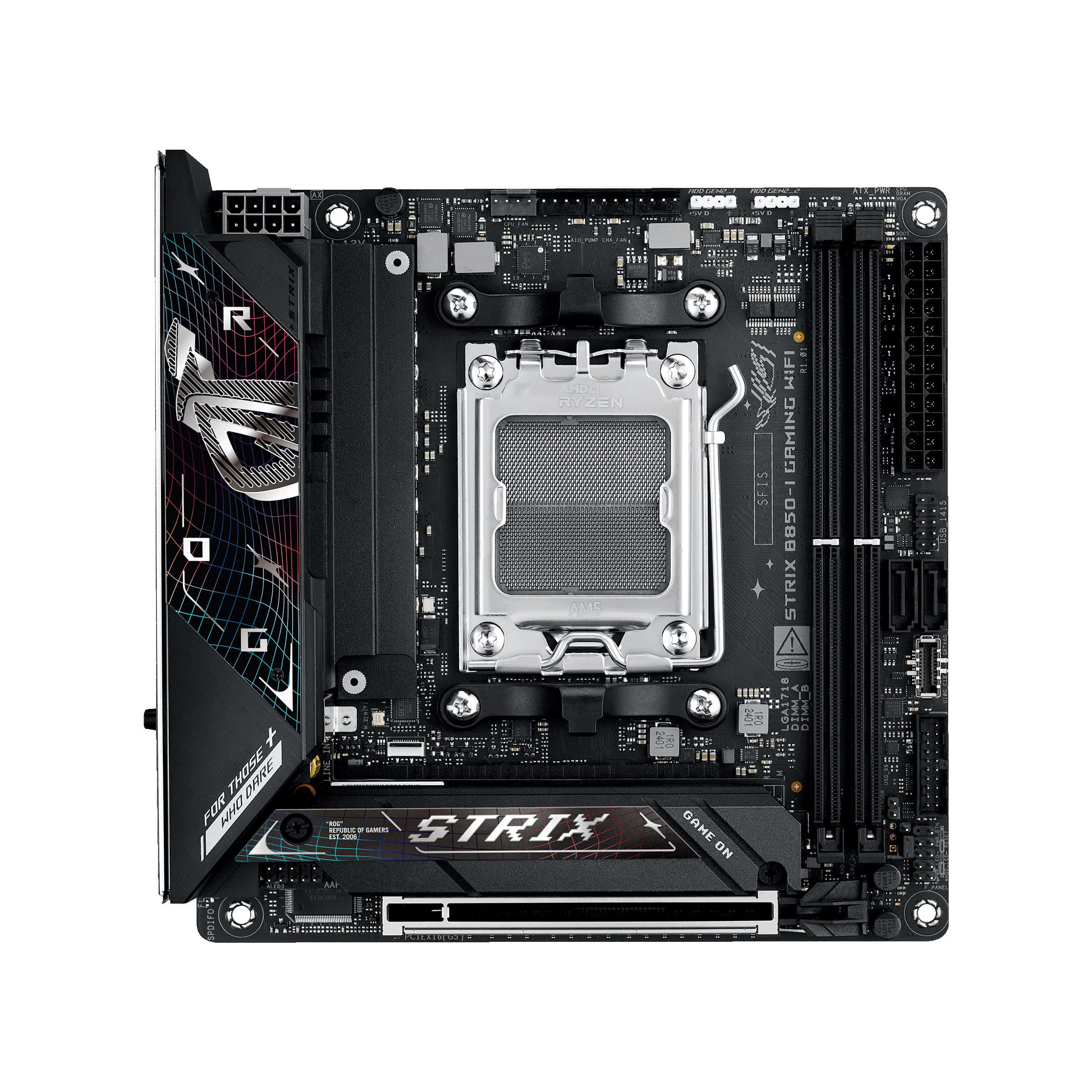 ASUS ROG STRIX B850-I GAMING WIFI AMD B850 Socket AM5 mini ITX (90MB1K30-M0EAY0) thumbnail