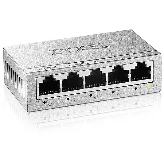 ZyXEL GS-105B V5 5-Port MINI Desktop Gigabit Ethernet Switch (GS-105BV5-EU0101F) thumbnail