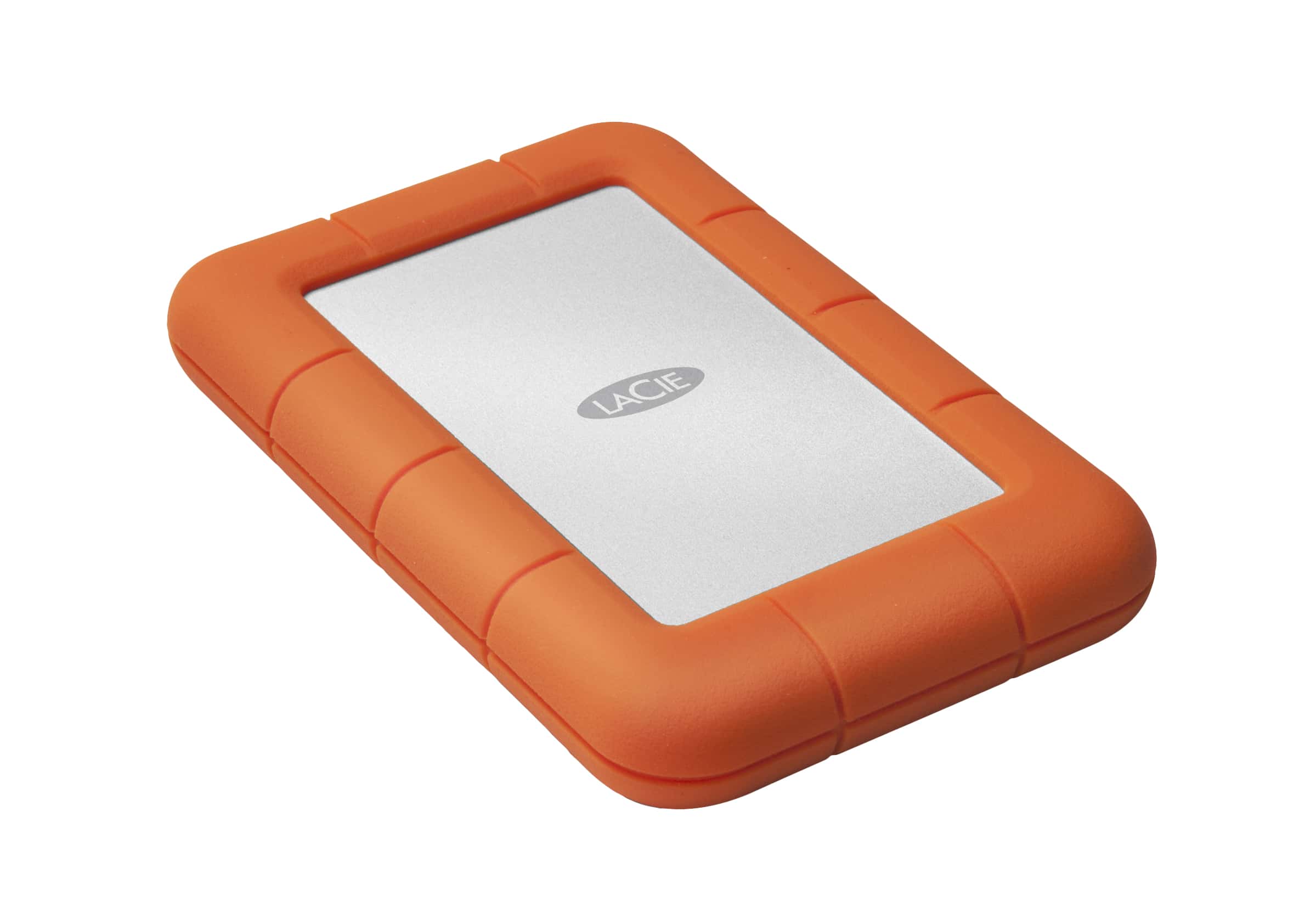 LaCie Rugged Mini externe harde schijf 1000 GB Oranje, Zilver (LAC301558) thumbnail