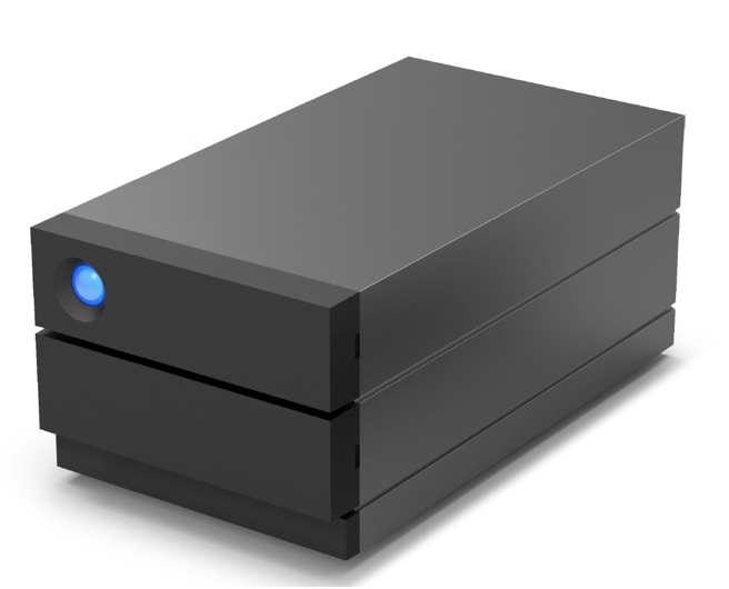 LaCie 2big Raid USB-C 40TB disk array Desktop Zwart (STHJ40000800) thumbnail