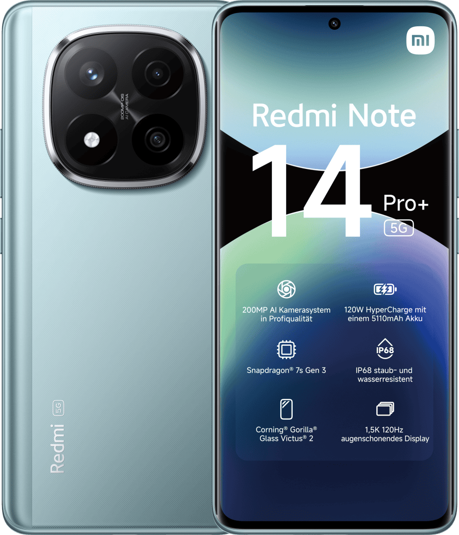 Xiaomi Redmi Note 14 Pro+ 256GB 8RAM 5G EU blue (MZB0IJAEU) thumbnail