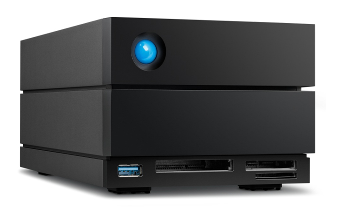 LaCie 2BIG DOCK disk array 20 TB Desktop Zwart (STLG16000400) thumbnail