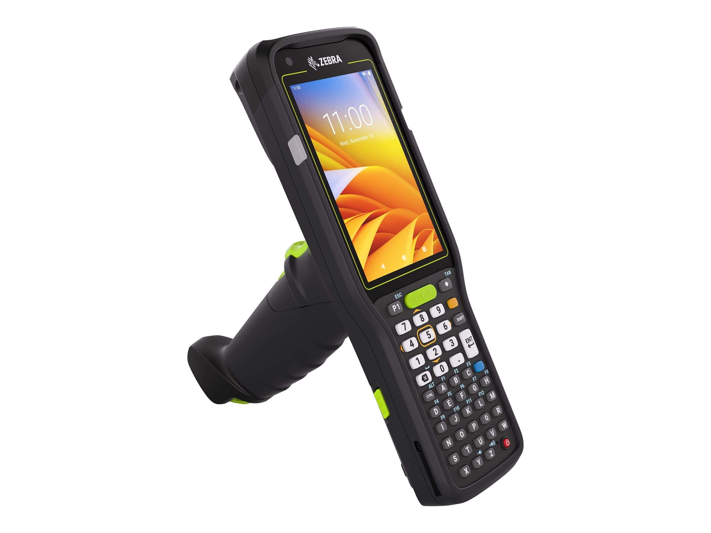 Zebra MC3400 Standard, 2D, SE5500, 10,5cm (4''), Func. Num., Gun, IST, hot-swap, USB-C, BT, WLAN (WLAN), NFC, Android, GMS Mobil (MC3401-0G1K43SS-A6) thumbnail