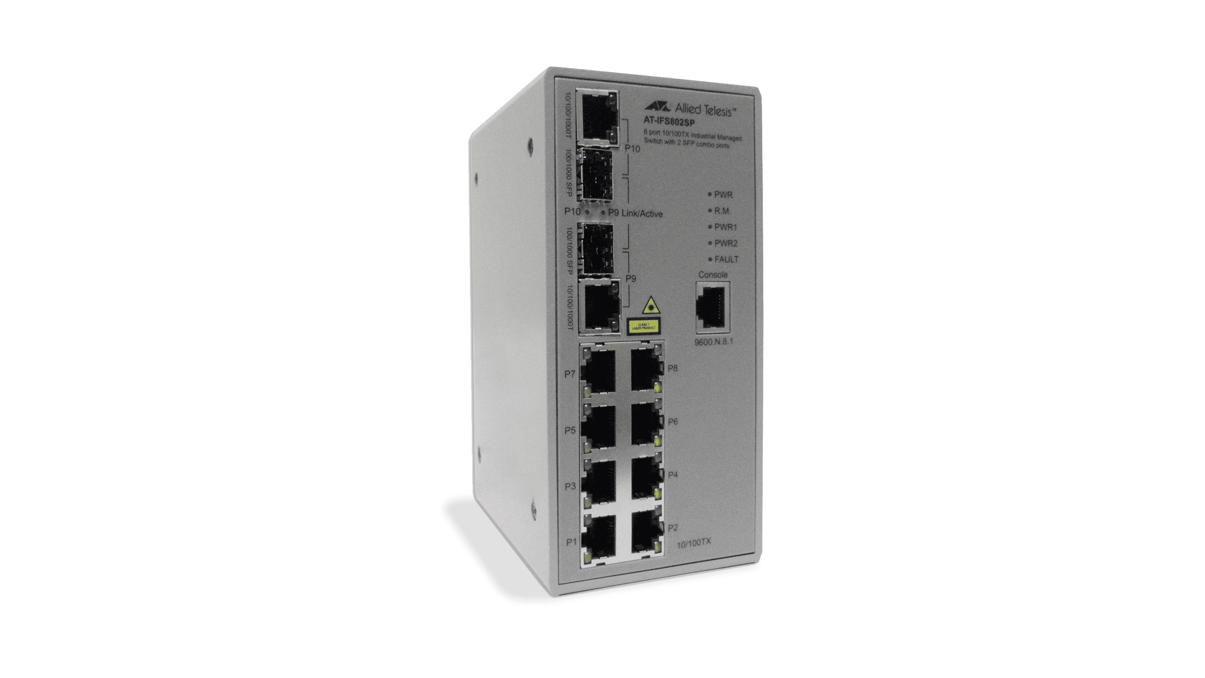 Allied Telesis 8x 10/100/1000T 2x 100/1000X SFP 2x 1/10G SFP+ Industrial Ethernet Layer 3 Switch (990-007967-80) thumbnail