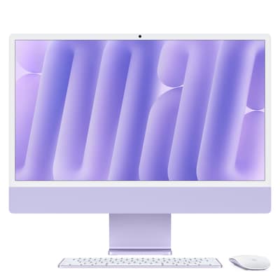 Apple iMac Violett CZ1ET-01200000 - 61cm(24‘‘) M4 10-Core CPU, 10-Core GPU, 24GB RAM, 1TB SSD, Standardglas, Magic Keyboard TID (CZ1ET-01200000) thumbnail