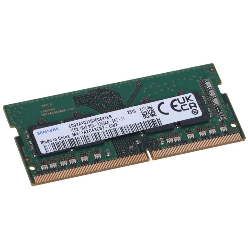 Samsung RAM SO-DIMM DDR4 16GB / PC3200 /UB/ Samsung (M471A2G43CB2-CWE) thumbnail