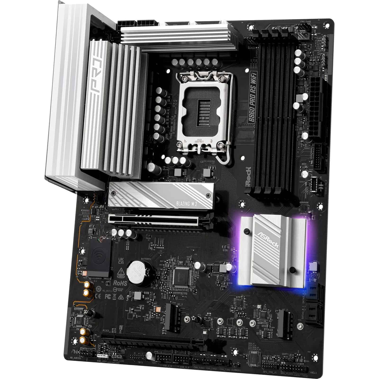 ASRock MB ASRock Intel 1851 B860 Pro RS WiFi (90-MXBRK-A0UAYZ) thumbnail