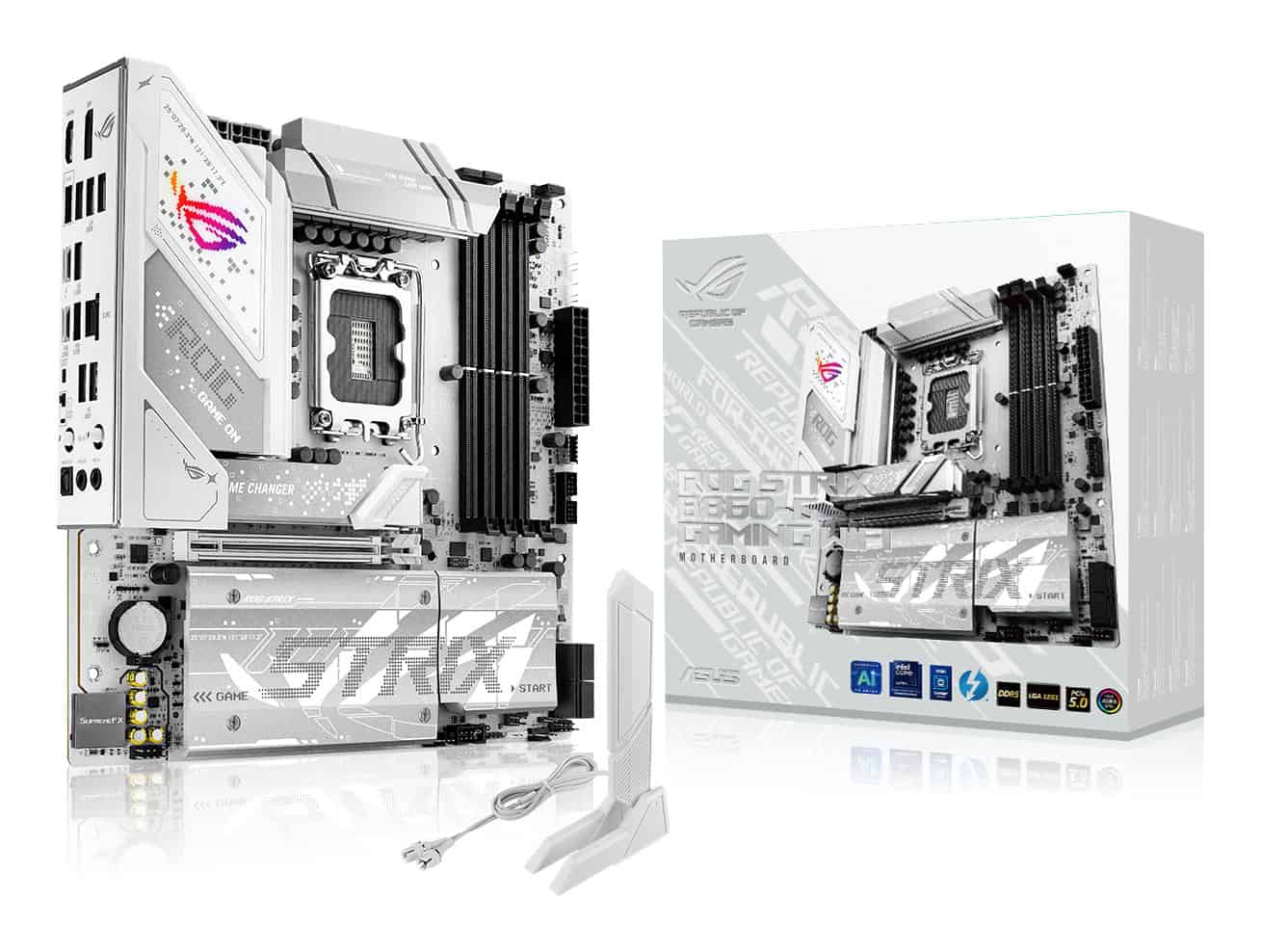 ASUS ROG STRIX B860-G GAMING WIFI Intel B860 LGA 1851 (Socket V1) micro ATX (90MB1JF0-M0EAY0) thumbnail