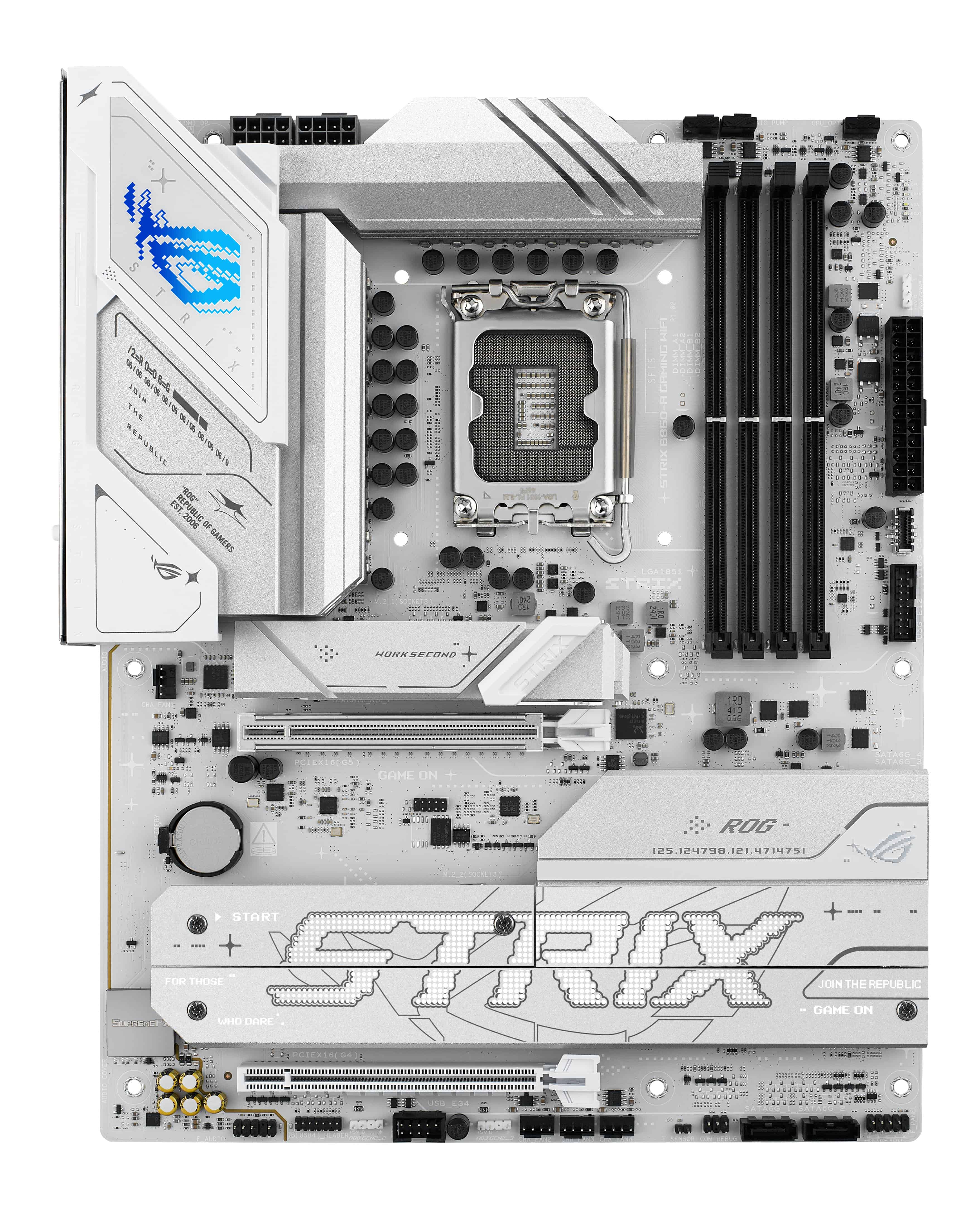 ASUS ROG STRIX B860-A GAMING WIFI Intel B860 LGA 1851 (Socket V1) ATX (90MB1JI0-M0EAY0) thumbnail