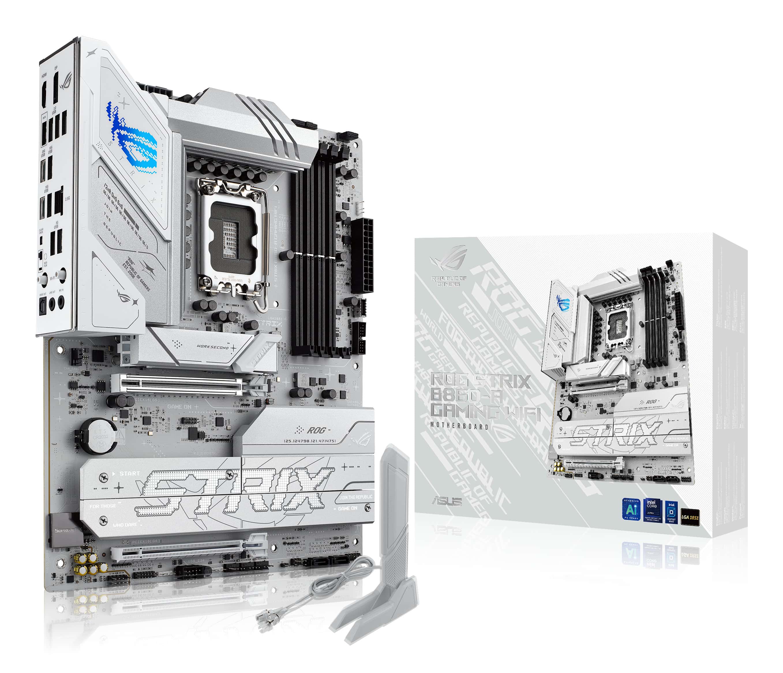 ASUS ROG STRIX B860-A GAMING WIFI Intel B860 LGA 1851 (Socket V1) ATX (90MB1JI0-M0EAY0) thumbnail