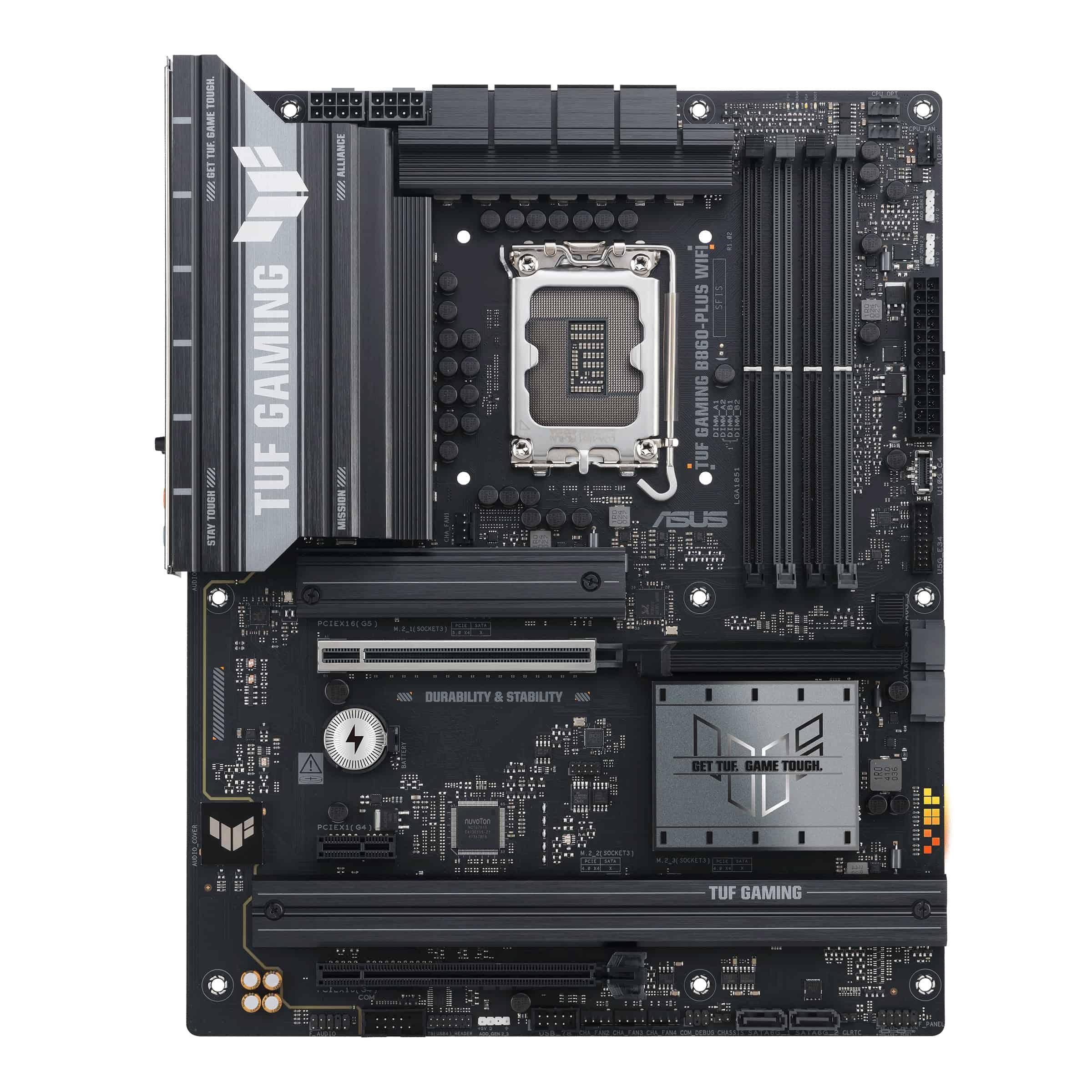 ASUS TUF GAMING B860-PLUS WIFI Intel B860 LGA 1851 (Socket V1) ATX (90MB1JL0-M0EAY0) thumbnail