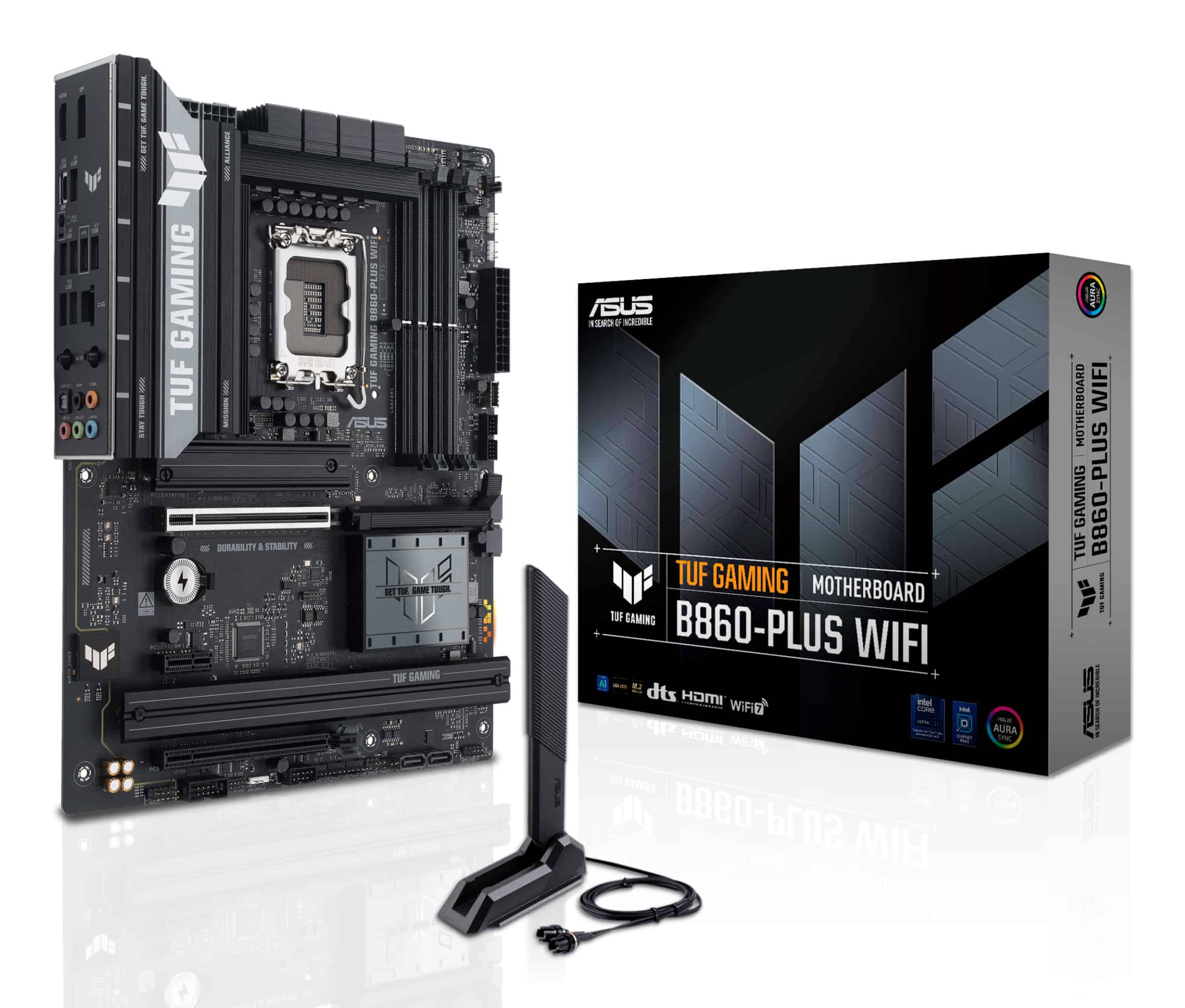 ASUS TUF GAMING B860-PLUS WIFI Intel B860 LGA 1851 (Socket V1) ATX (90MB1JL0-M0EAY0) thumbnail