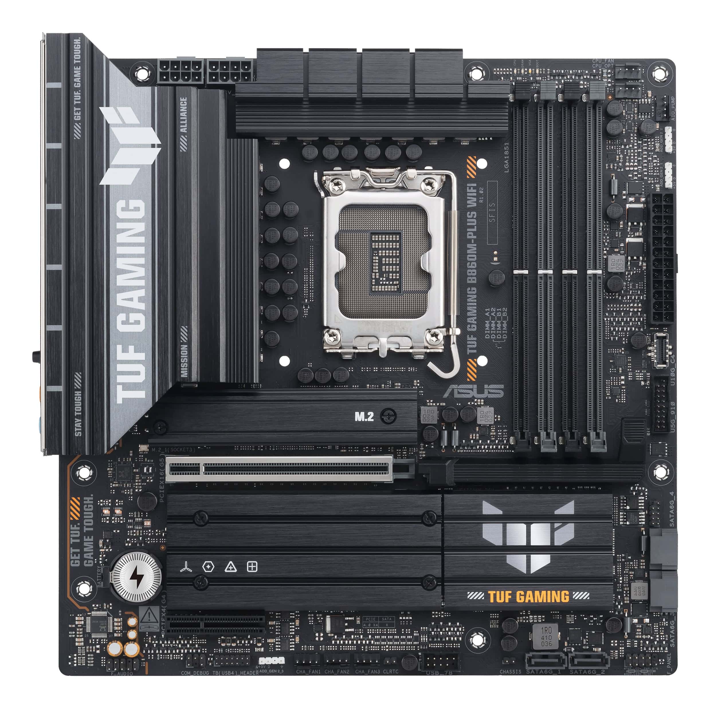 ASUS TUF GAMING B860M-PLUS WIFI Intel B860 LGA 1851 (Socket V1) micro ATX (90MB1JV0-M0EAY0) thumbnail