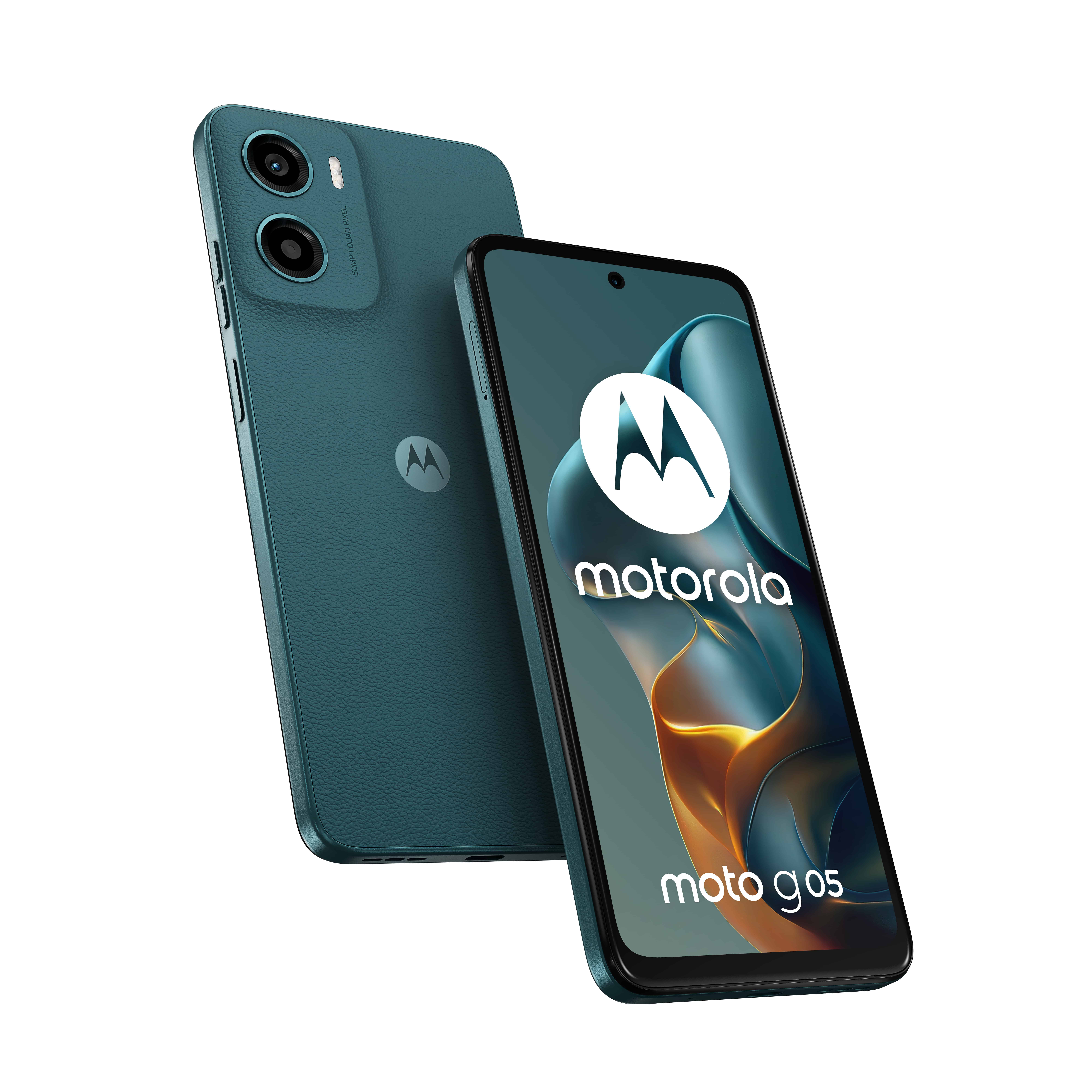 Motorola moto g05 16,9 cm (6.67) Dual SIM Android 15 4G USB Type-C 4 GB 64 GB 5200 mAh Groen (PB6L0002SE) thumbnail
