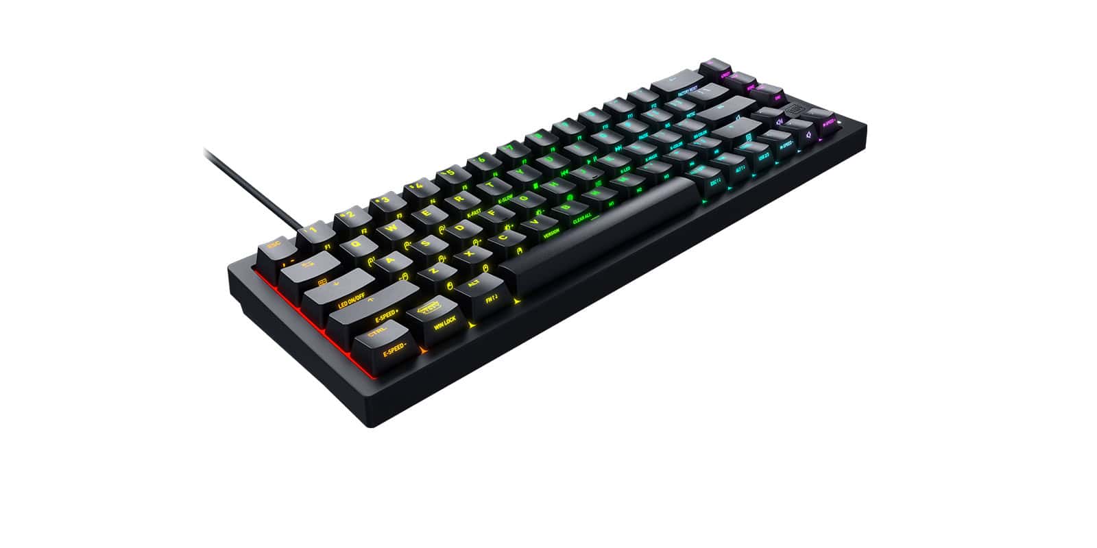CHERRY XTRFY TAS K5V2 Corded US-Layout schwarz MX Red (CX-K5V2-RGB-CPT-BLACK-R-US) (CX-K5V2-RGB-CPT-BLACK-R-US) thumbnail