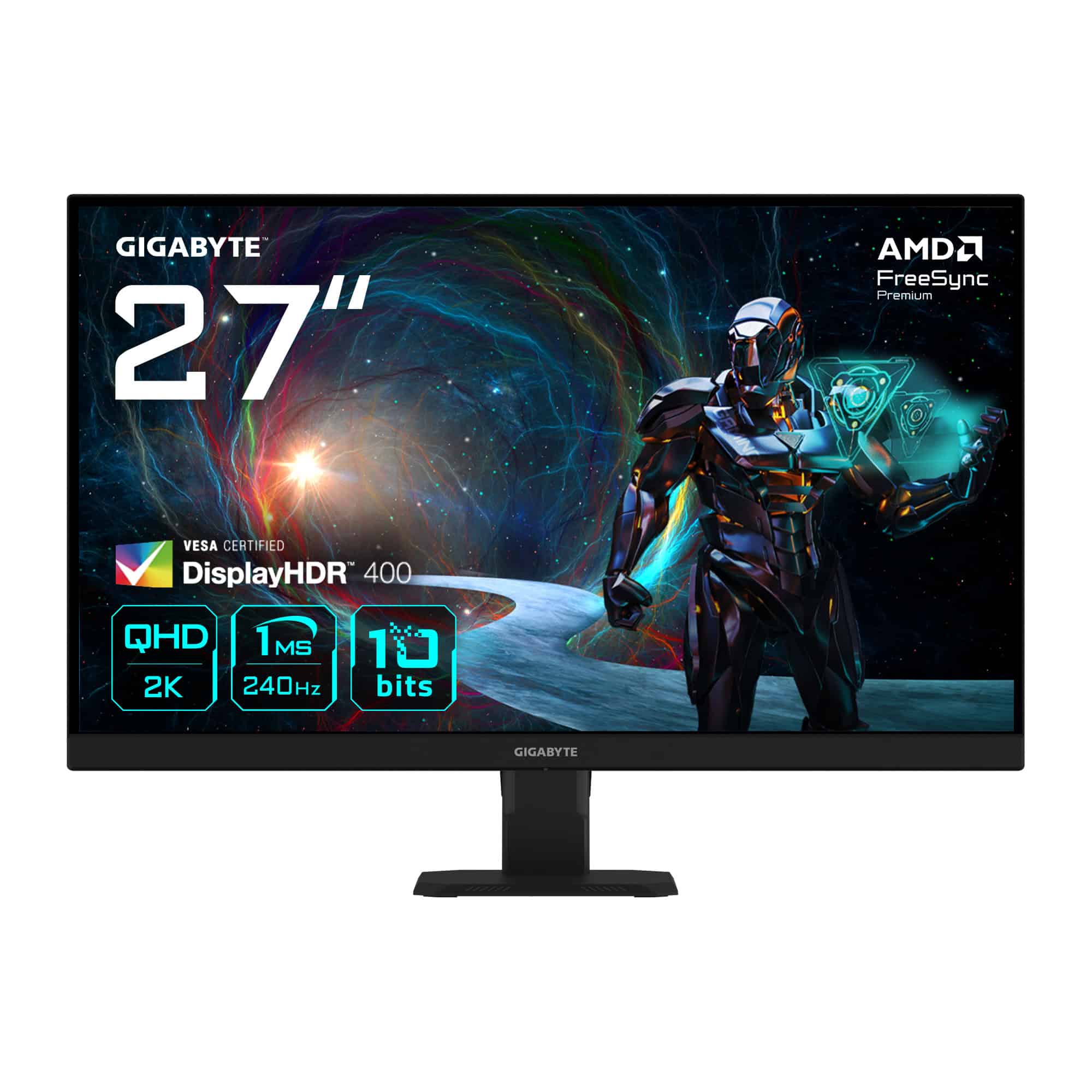 GIGABYTE GS27QXA LED display 68,6 cm (27) 2560 x 1440 Pixels Quad HD Zwart (GS27QXA) thumbnail