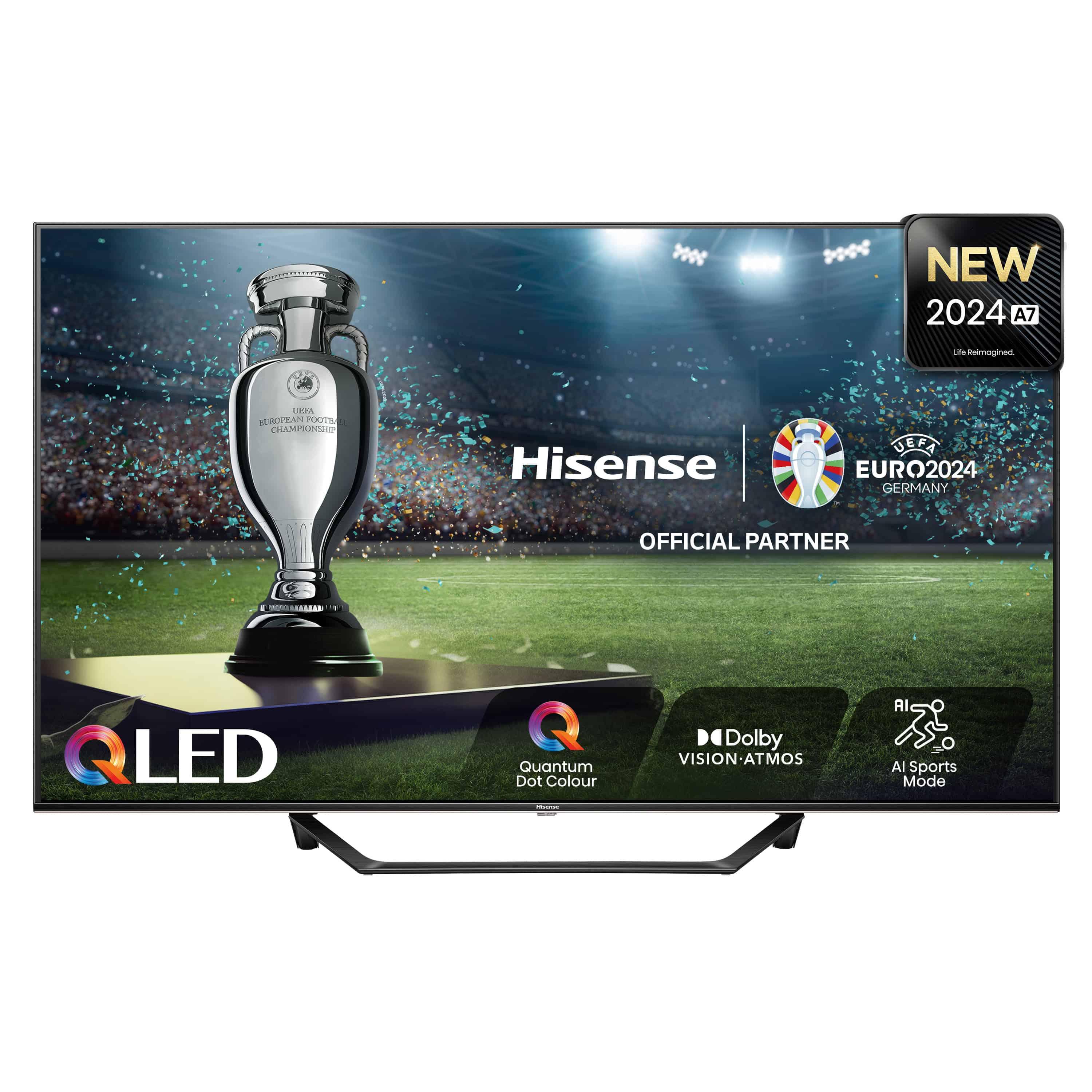 Hisense 43A7NQ tv 109,2 cm (43) 4K Ultra HD Smart TV Wifi Grijs 250 cd/m² (43A7NQ) thumbnail