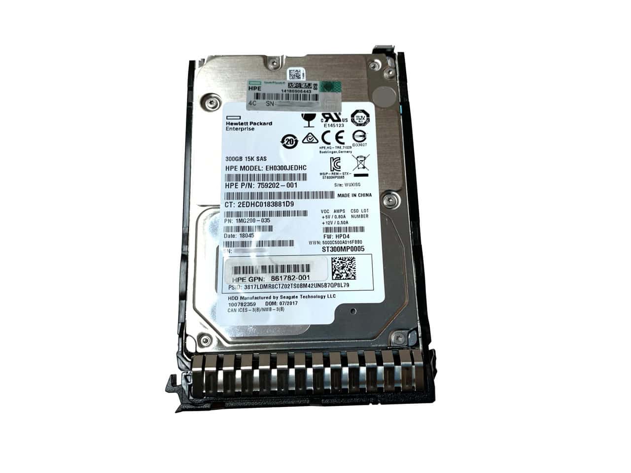 HP DRV HDD 300GB 12G 15K SFF (862125-001) thumbnail