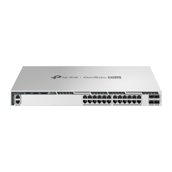 TP-Link Omada Pro S6500-24G4XF netwerk-switch Managed L3 Gigabit Ethernet (10/100/1000) 1U Grijs (S6500-24G4XF) thumbnail