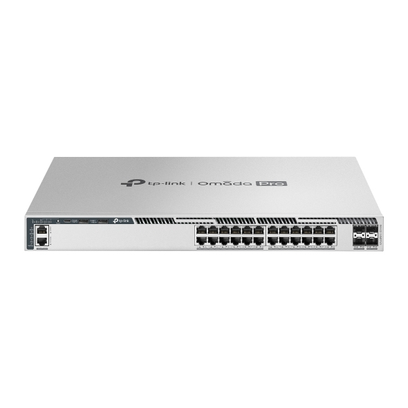 TP-Link S6500-24MPP4Y netwerk-switch Managed L3 2.5G Ethernet (100/1000/2500) Power over Ethernet (PoE) 1U Grijs (S6500-24MPP4Y) thumbnail TP-Link S6500-24MPP4Y netwerk-switch Managed L3 2.5G Ethernet (100/1000/2500) Power over Ethernet (PoE) 1U Grijs (S6500-24MPP4Y) thumbnail