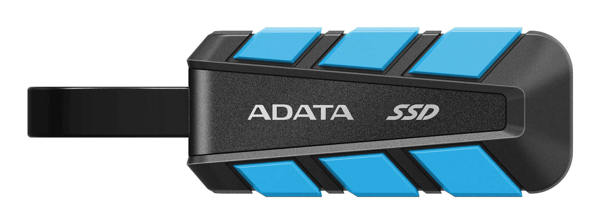 ADATA SC740 500 GB USB Type-C 3.2 Gen 2 (3.1 Gen 2) Zwart, Blauw (SC740-500G-CBU) thumbnail