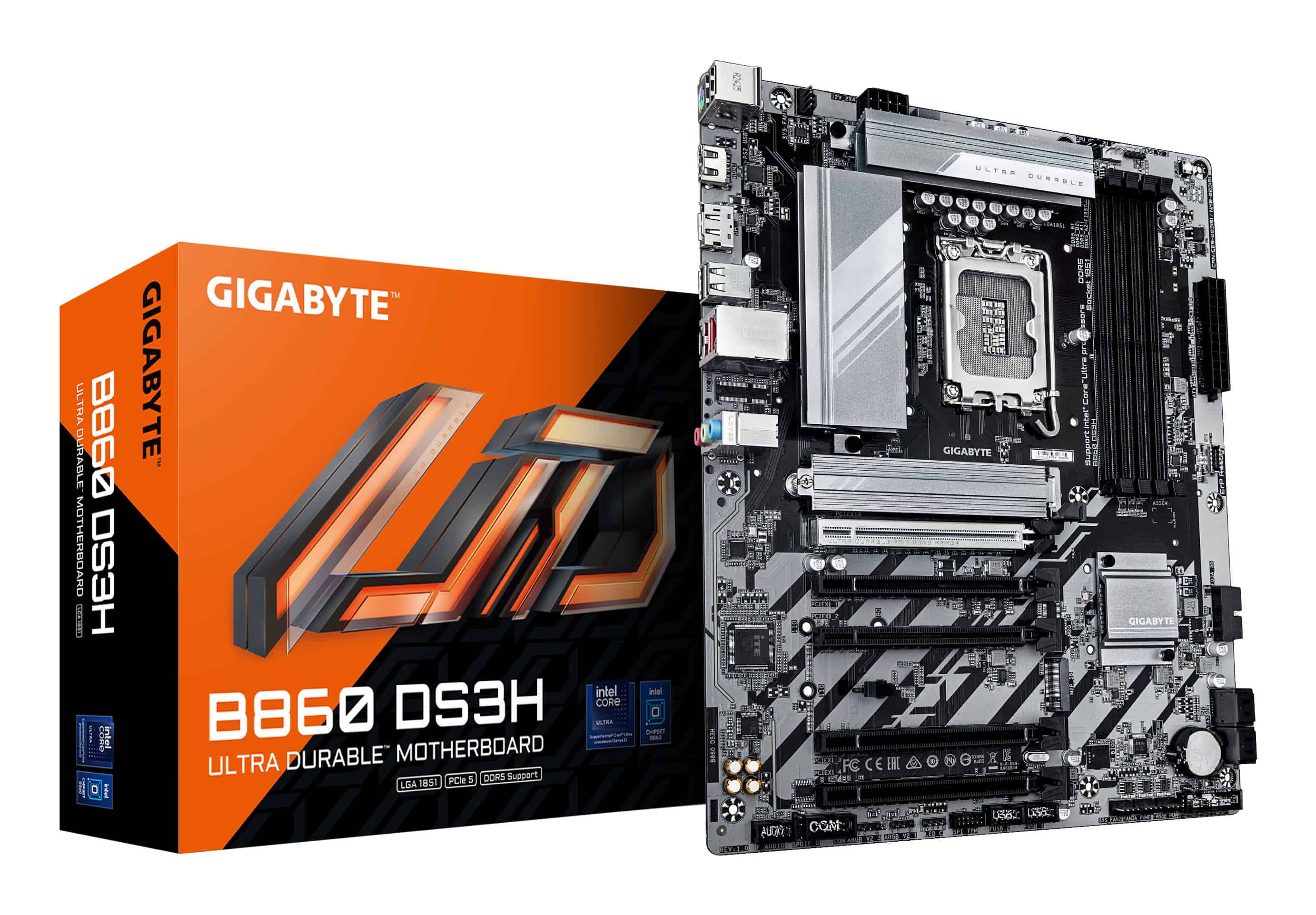GIGABYTE B860 DS3H moederbord Intel B860 LGA 1851 (Socket V1) ATX (B860 DS3H) thumbnail