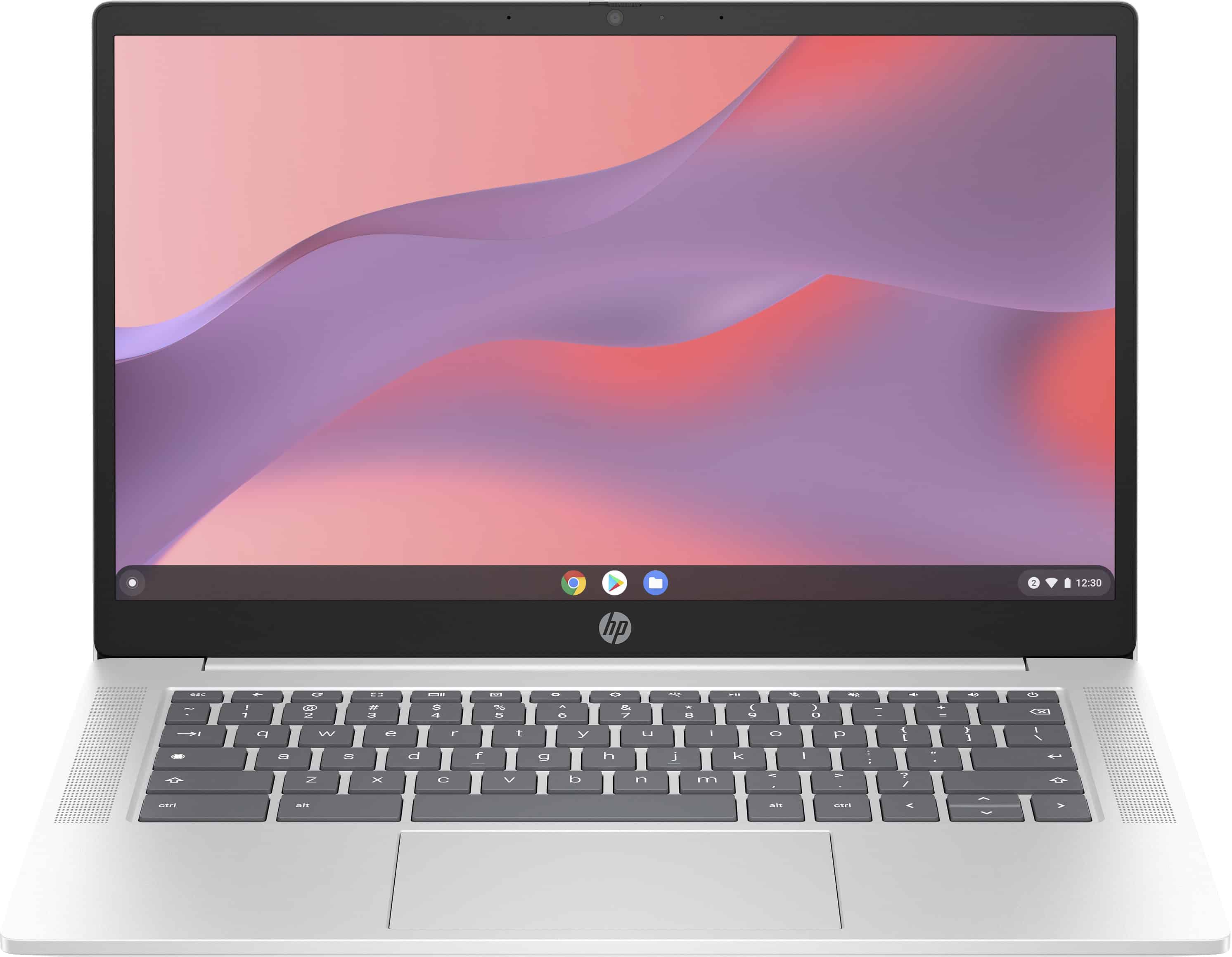 HP Chromebook 14a-nf0080nd Intel® N N200 35,6 cm (14) Full HD 8 GB LPDDR5-SDRAM 128 GB Flash Wi-Fi 6E (802.11ax) ChromeOS Zilver (A12M0EA#ABH) thumbnail HP Chromebook 14a-nf0080nd Intel® N N200 35,6 cm (14) Full HD 8 GB LPDDR5-SDRAM 128 GB Flash Wi-Fi 6E (802.11ax) ChromeOS Zilver (A12M0EA#ABH) thumbnail