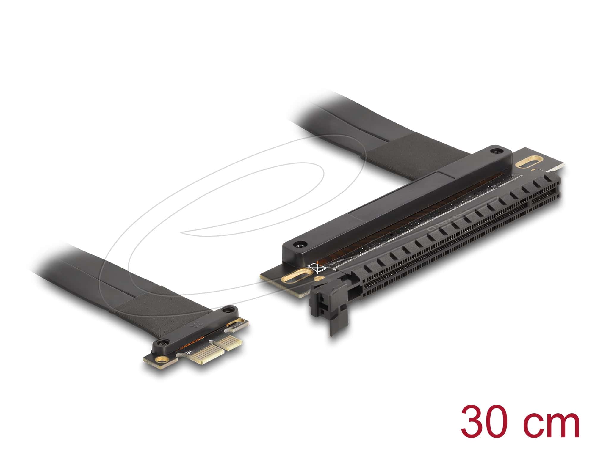 DELOCK Riser Karte PCI Express 3.0 x1 St > x16 Slot 30cm (81505) thumbnail