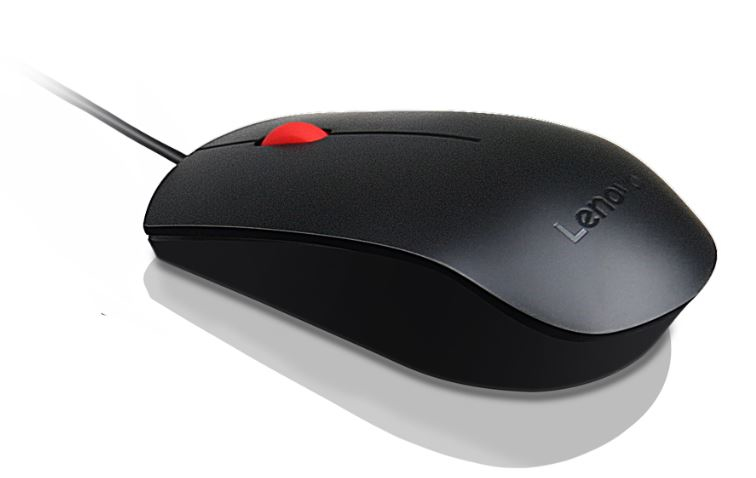 Lenovo Essential muis Kantoor Ambidextrous USB Type-A Optisch 1600 DPI (00PH133) thumbnail