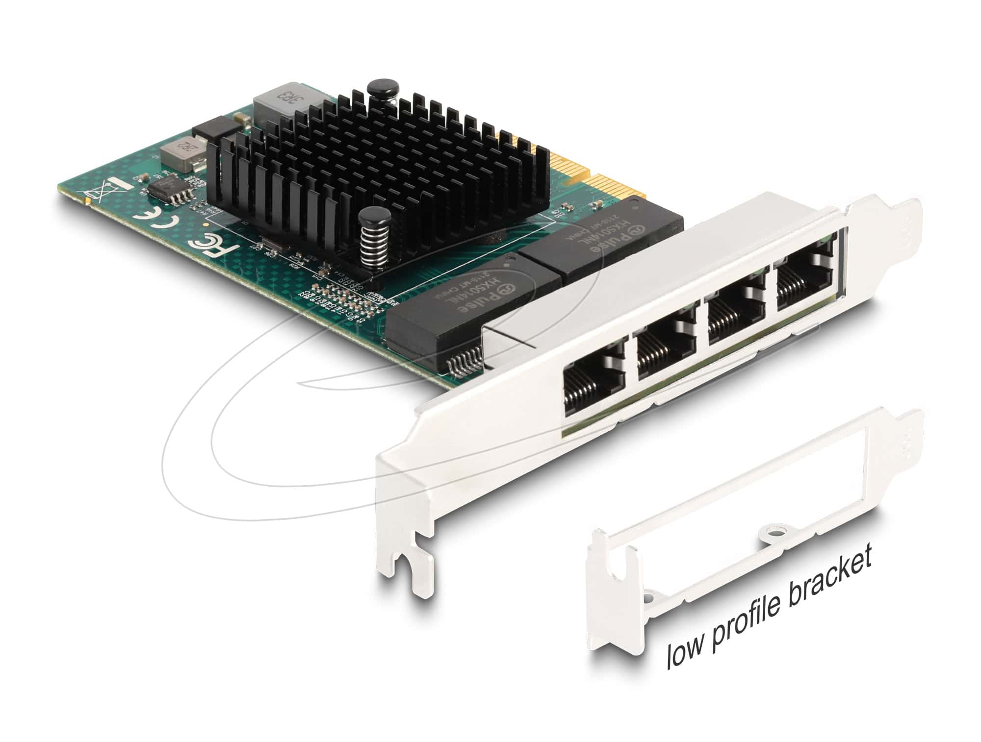 Delock PCI Express x1 Netzwerkkarte Gigabit LAN 2 x RJ45 BCM (88206) thumbnail