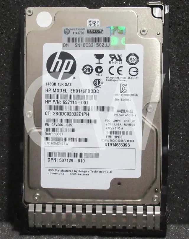 HP 146GB 6G SAS 15K rpm SFF (652605-B21) thumbnail