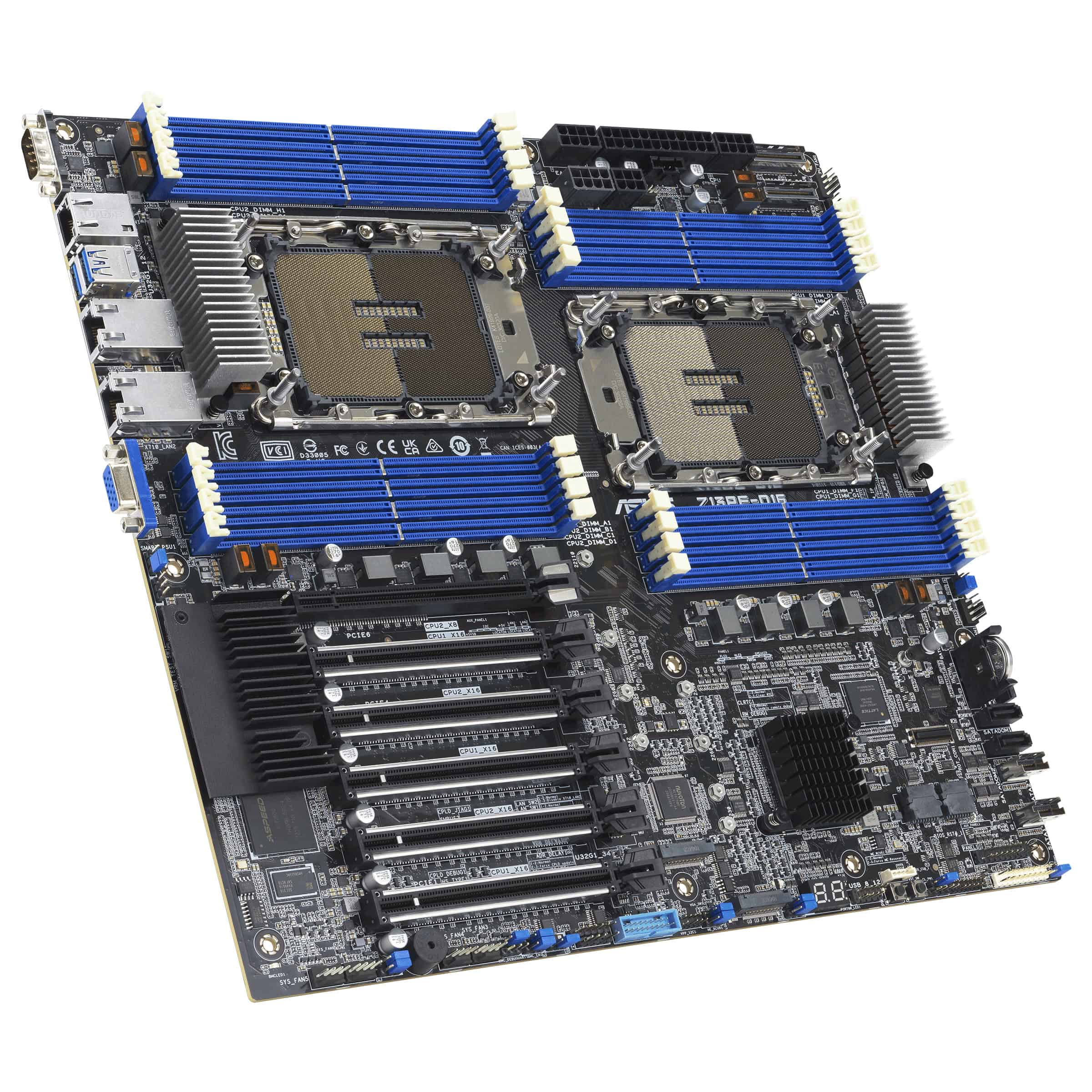 ASUS Z13PE-D16/ASMB11 Intel C741 LGA 4677 (Socket E) Verlengd ATX (90SB0CA0-M0UAY1) thumbnail