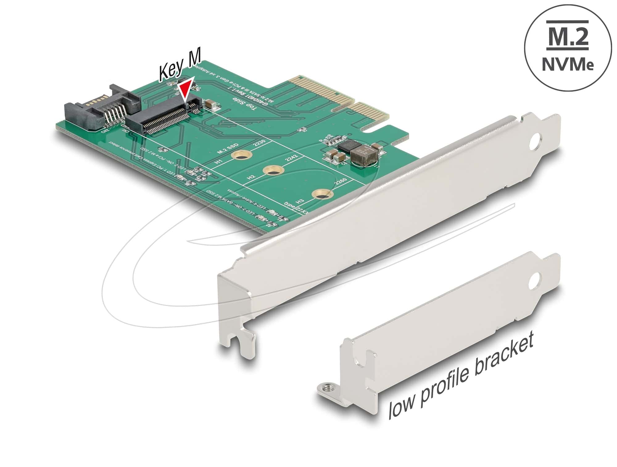 DELOCK PCI Expr Card 1x M.2 NGFF Slot int (89381) thumbnail