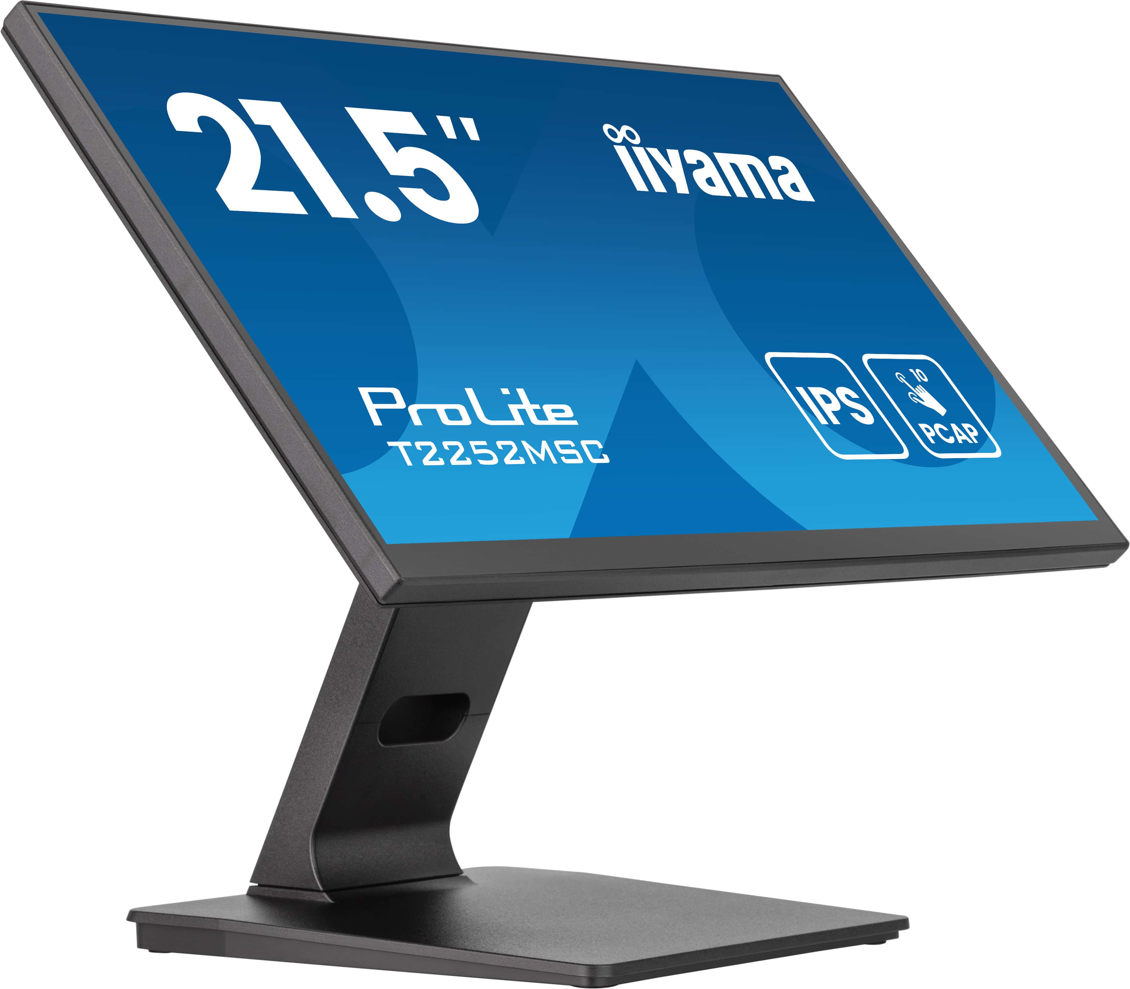 iiyama ProLite T2252MSC-B2AG computer monitor 54,6 cm (21.5") 1920 x 1080 Pixels Full HD LCD Touchscreen Zwart (T2252MSC-B2AG) thumbnail