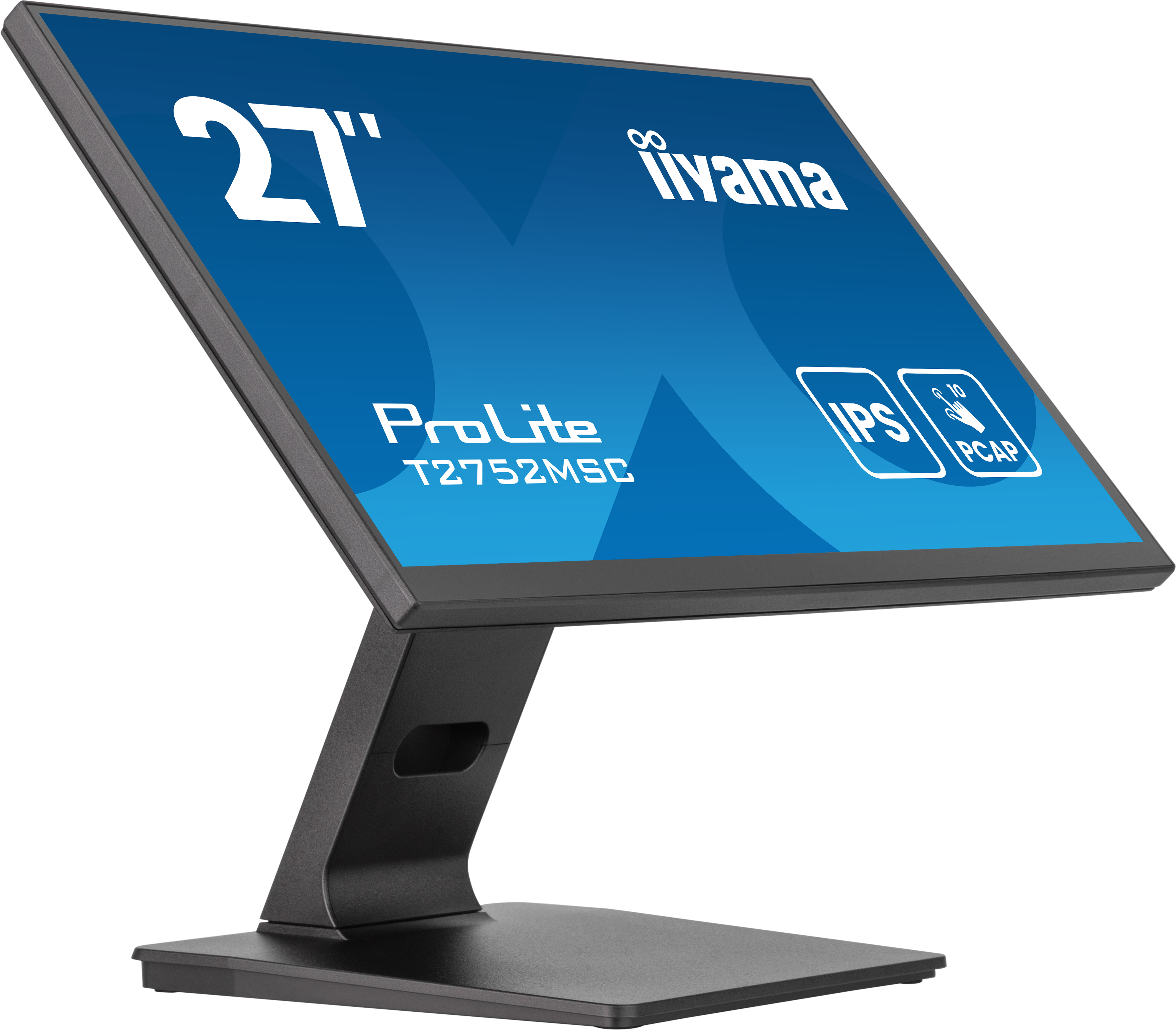 iiyama ProLite T2752MSC-B1AG computer monitor 68,6 cm (27") 1920 x 1080 Pixels Full HD LED Touchscreen Zwart (T2752MSC-B1AG) thumbnail