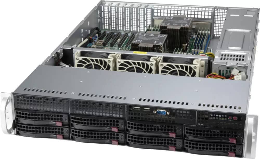 Super Micro 2HE Supermicro Gehäuse SuperChassis 2U CSE-826BAC12-R1K23LPB (CSE-826BAC12-R1K23LPB) thumbnail