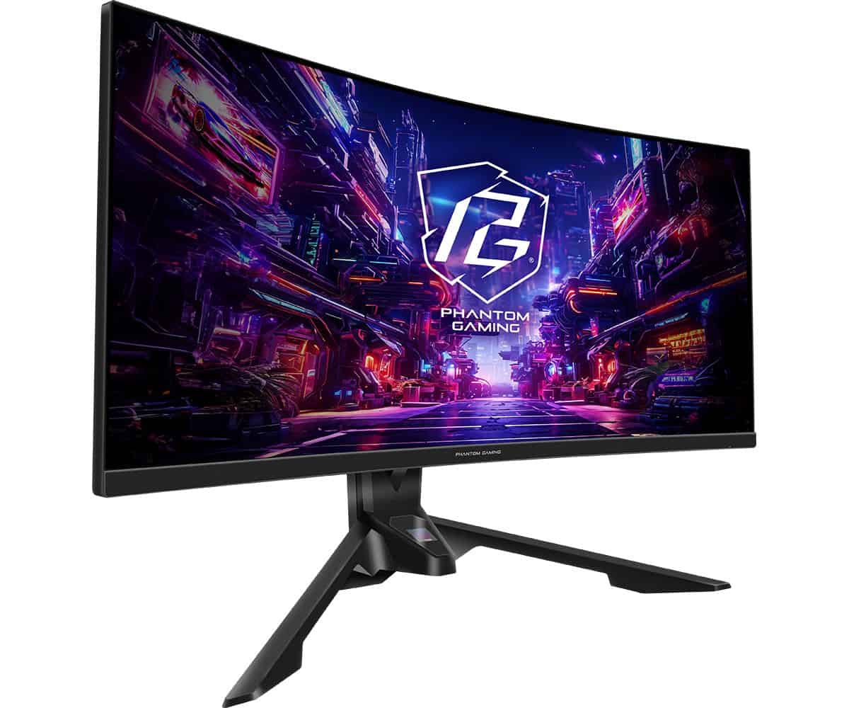 ASROCK PHANTOM GAMING PG34QRT2B WQHD 180HZ 34 CURVED SCREEN (BLACK) (90LXA0H0-A0E1A0V) thumbnail