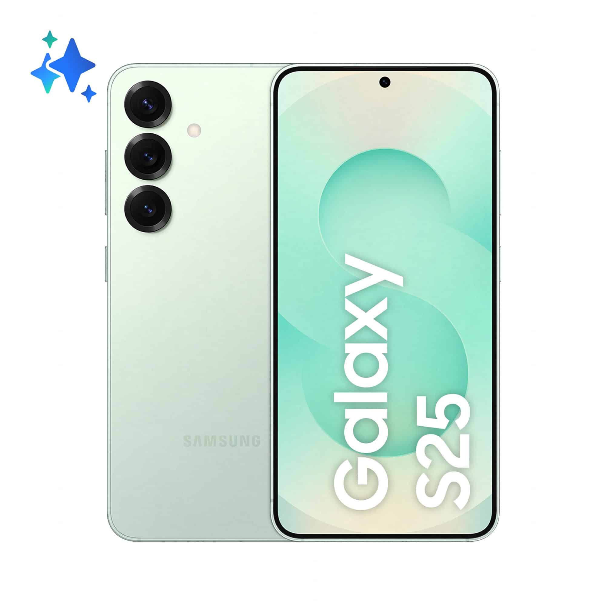 Samsung Galaxy S25 15,8 cm (6.2") Dual SIM Android 15 5G USB Type-C 12 GB 128 GB 4000 mAh Muntkleur (SM-S931BLGDEUB) thumbnail
