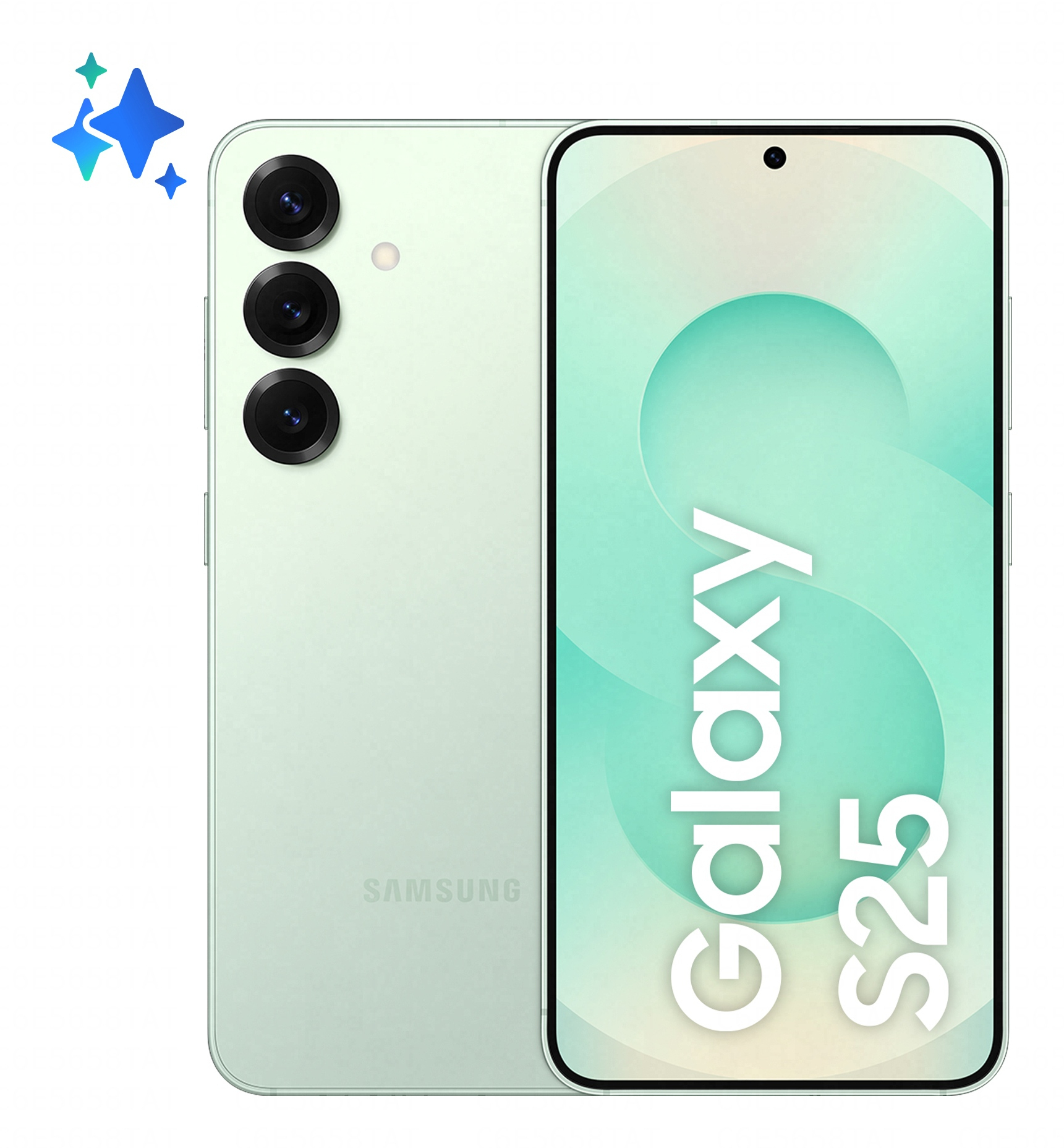 Samsung Galaxy S25 15,8 cm (6.2") Dual SIM Android 15 5G USB Type-C 12 GB 128 GB 4000 mAh Muntkleur (SM-S931BLGDEUB) thumbnail
