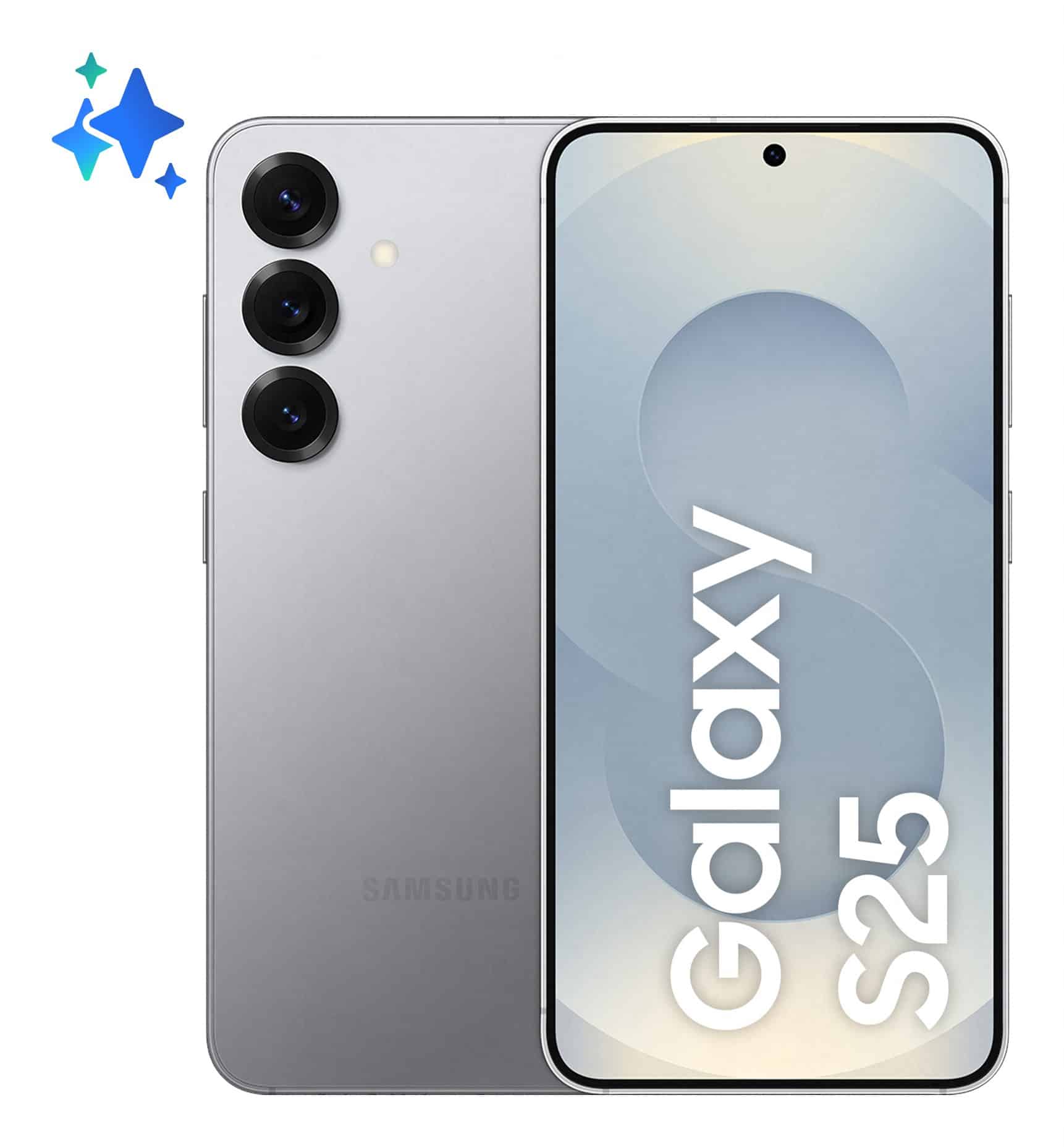 Samsung Galaxy S25 15,8 cm (6.2") Dual SIM Android 15 5G USB Type-C 12 GB 128 GB 4000 mAh Zilver (SM-S931BZSDEUB) thumbnail