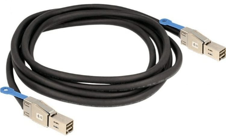 Lenovo 00YL847 Serial Attached SCSI (SAS)-kabel 0,5 m 12 Gbit/s Zwart (00YL847) thumbnail