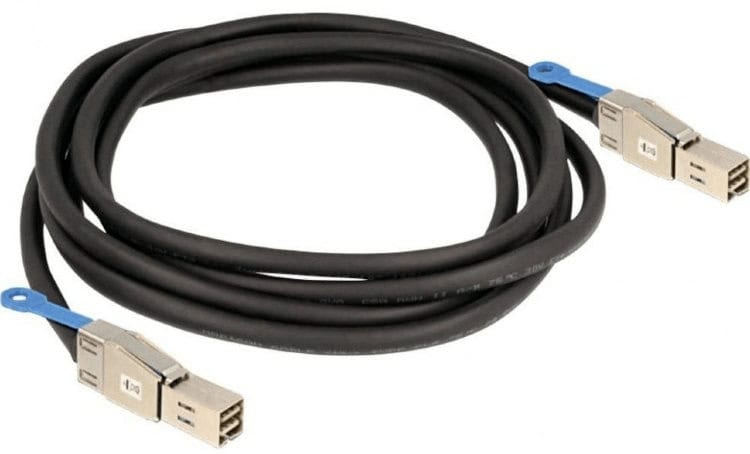 Lenovo 00YL850 Serial Attached SCSI (SAS)-kabel 3 m Zwart (00YL850) thumbnail