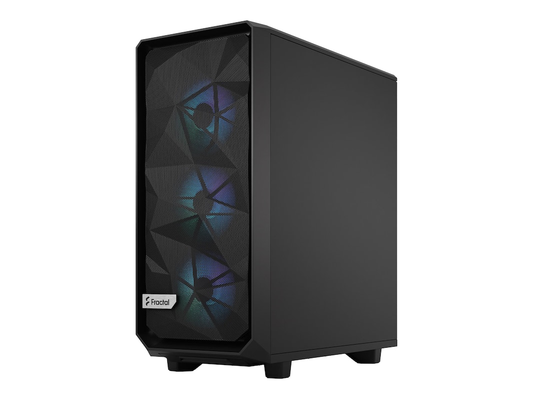 Fractal Design Meshify 2 Compact RGB Black TG | PC-Gehäuse (FD-C-MES2C-06) thumbnail