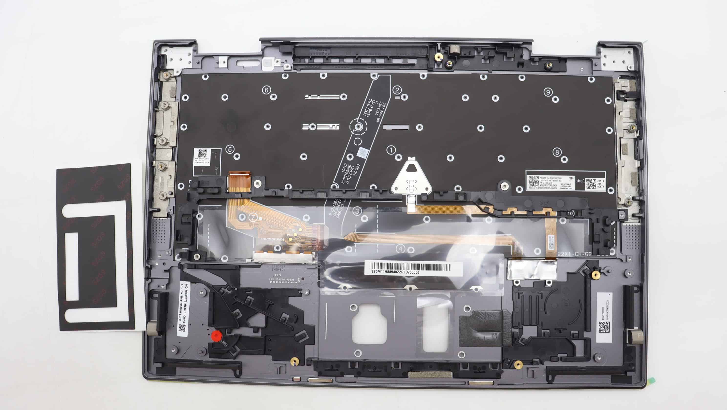 Lenovo 5M11H62448 laptop reserve-onderdeel Cover + keyboard (5M11H62448) thumbnail